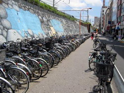 Parking à velo a Tokyo