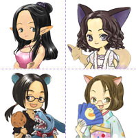 Les 4 mangakas de Clamp